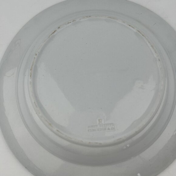 Antique H WEDGWOOD & Co. White Stone Granite Round Rare Bowl - Picture 10 of 15